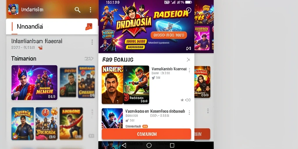 Screenshot menunjukkan tampilan antarmuka yang menarik.