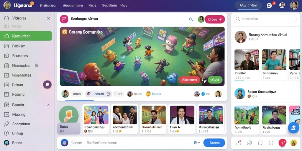 Tampilan awal aplikasi yang menarik dan user-friendly.