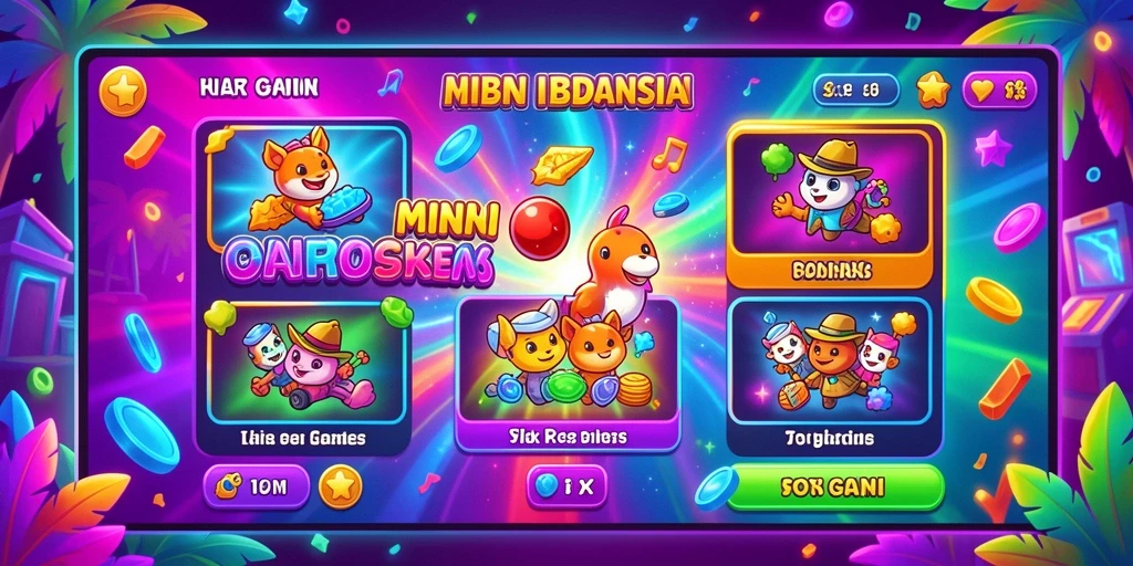 Tampilan awal game yang menarik dan intuitif.