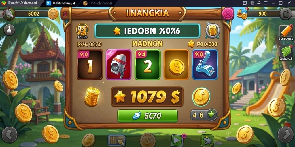 Screenshot menunjukkan karakter utama dengan latar belakang yang menakjubkan.