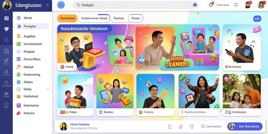 Tampilan antarmuka yang intuitif dan menarik.
