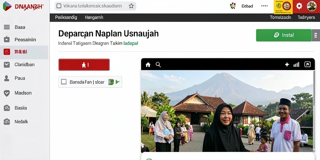 Tampilan antarmuka yang ramah pengguna.