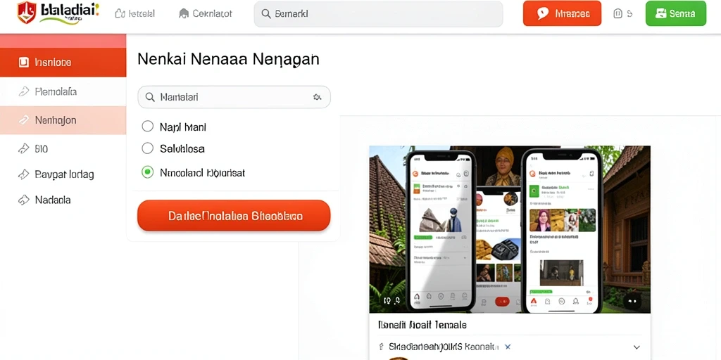 Tampilan antarmuka yang ramah pengguna dan menarik.