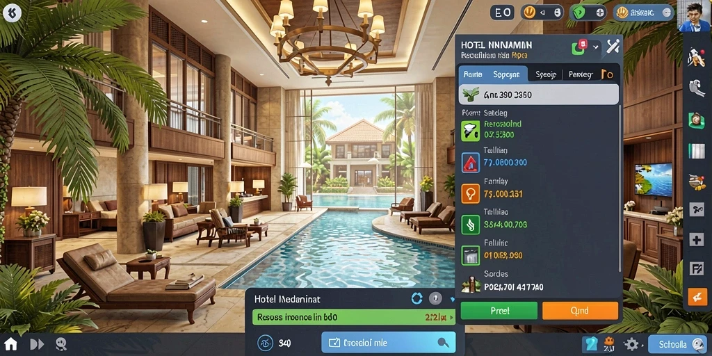 Screenshot dari gameplay dengan karakter bermain.