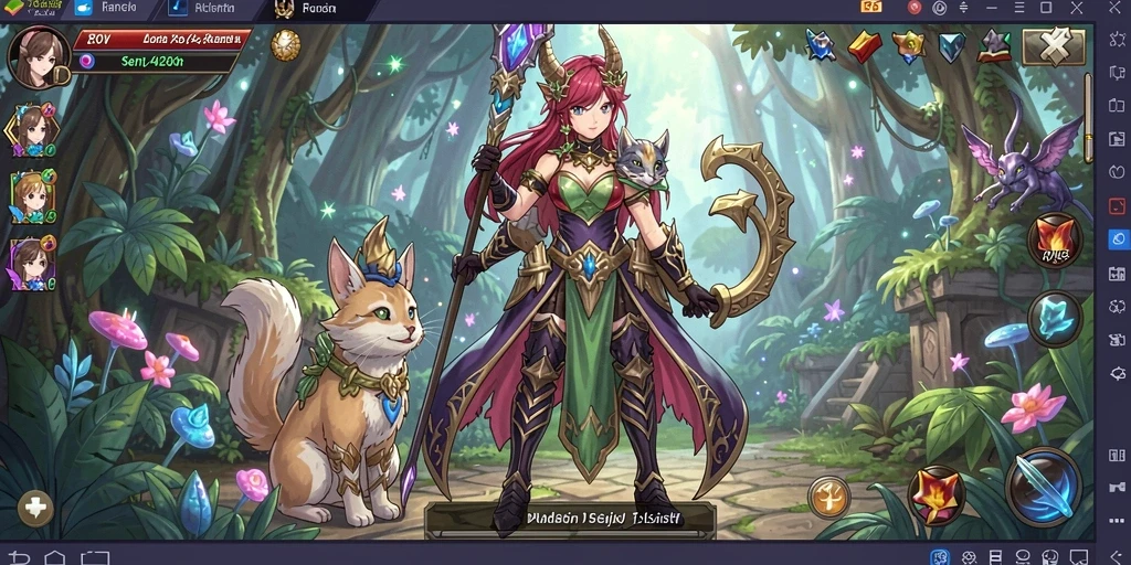 Screenshot menampilkan antarmuka permainan slot yang menawan.