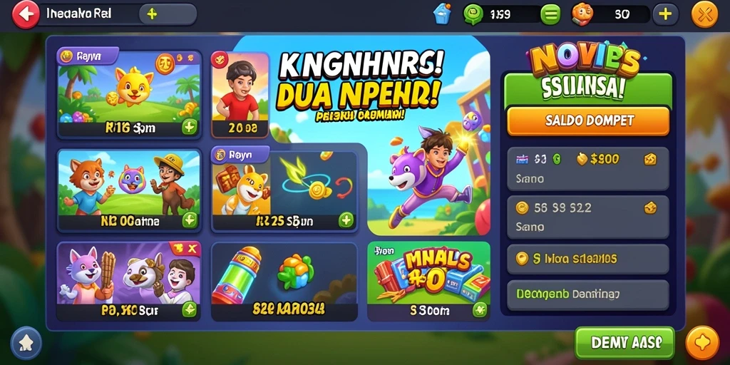 Screenshot menampilkan karakter utama dalam aksi.
