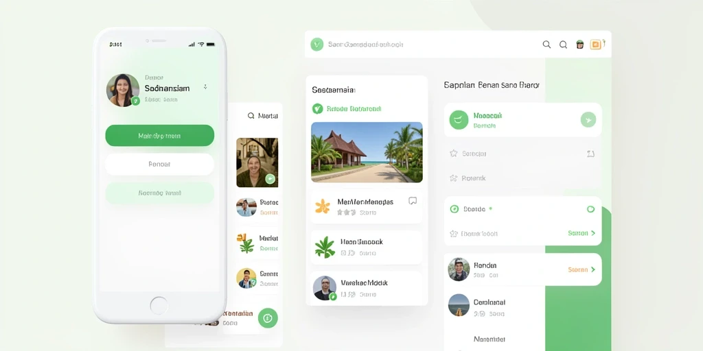 Screenshot menunjukkan tampilan utama aplikasi yang menarik.