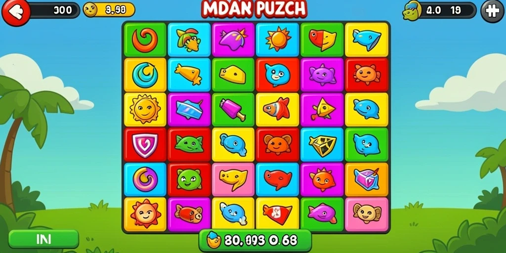 Screenshot menunjukkan gameplay seru di REJEKIGAMES.