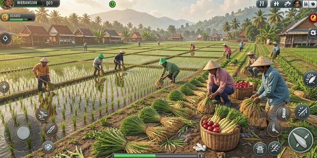 Tampilan awal permainan yang menarik.