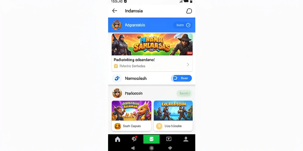 Screenshot menunjukkan antarmuka pengguna yang sederhana dan menarik.