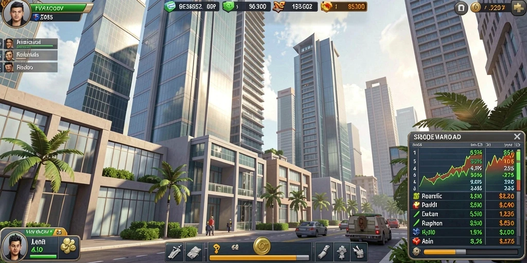 Tampilan awal game yang menarik dan penuh warna.